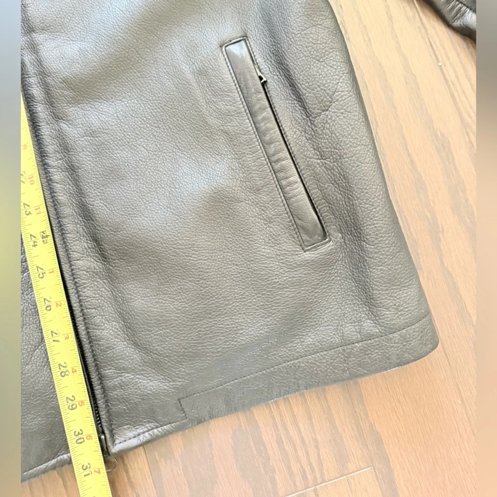 VTG! BANANA REPUBLIC Leather Jacket Size XL